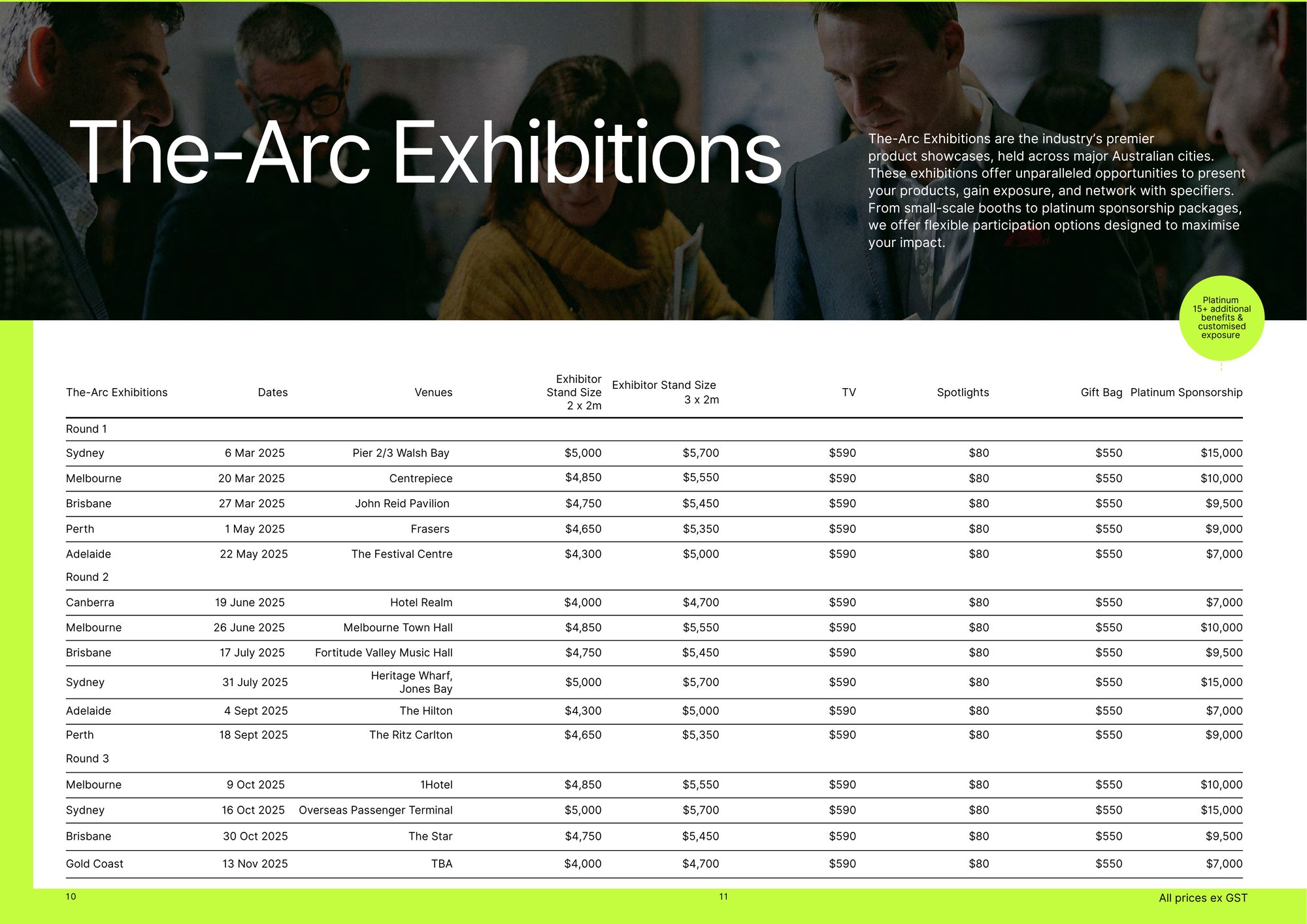 Arc Agency - 2025 Services Calendar Including GC