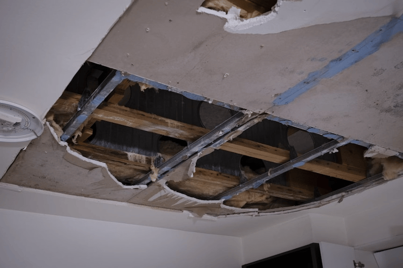Water Damage Ceiling Apartment VIC