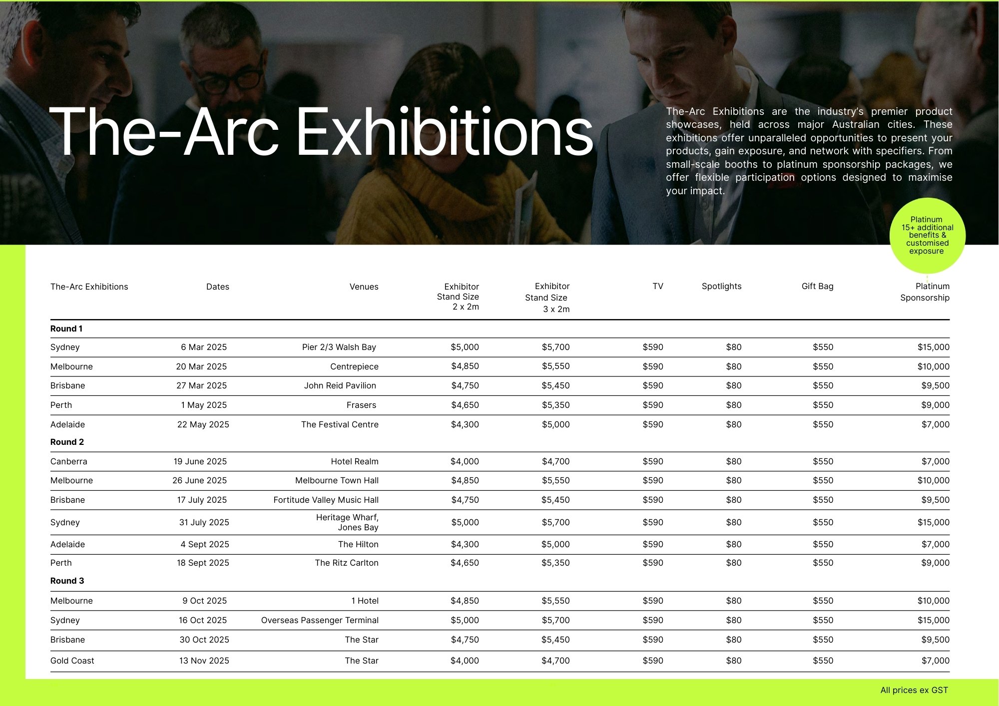 Arc Agency - 2025 Services Calendar-The Star GC