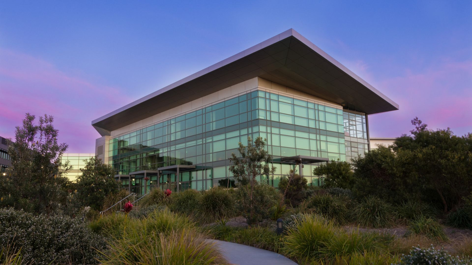 Modern office building commercial real estate