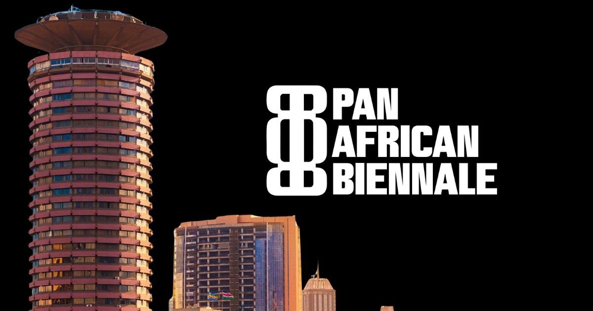 Pan-African Biennale 2026 hero image featuring the KICC building in Nairobi