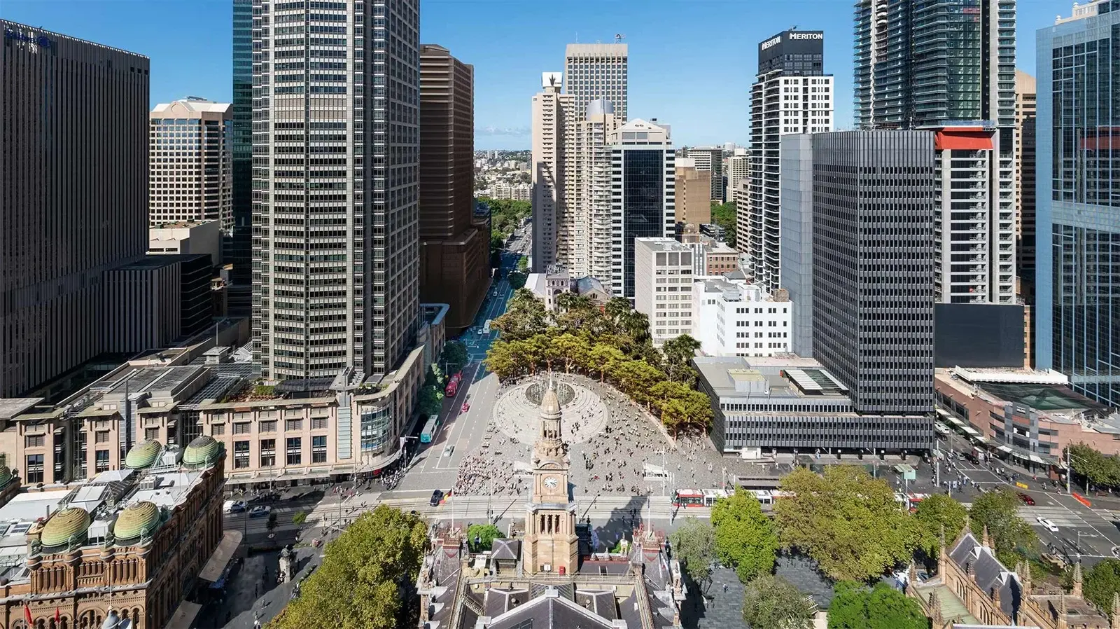 Sydney Town Hall Square Artists Impression Credit: City of Sydney NSW
